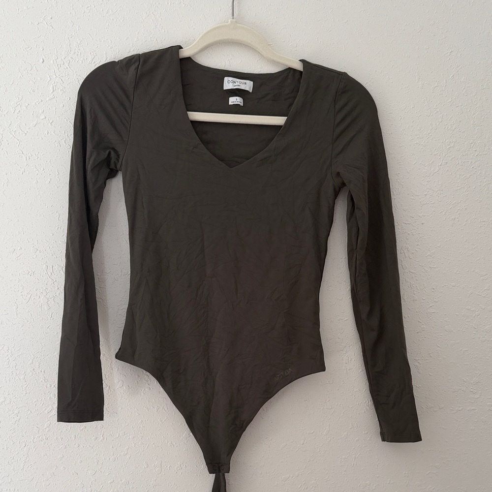 Aritzia Olive Contour Bodysuit